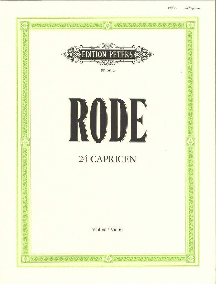 Rode, 24 Capricen (Davisson) (Peters)