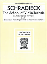Schradieck, School of Violin-Technic 1 (Carl Fischer)