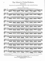 Schradieck, School of Violin-Technic 1 (G.Schirmer)