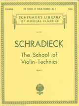 Schradieck, School of Violin-Technic 1 (G.Schirmer)