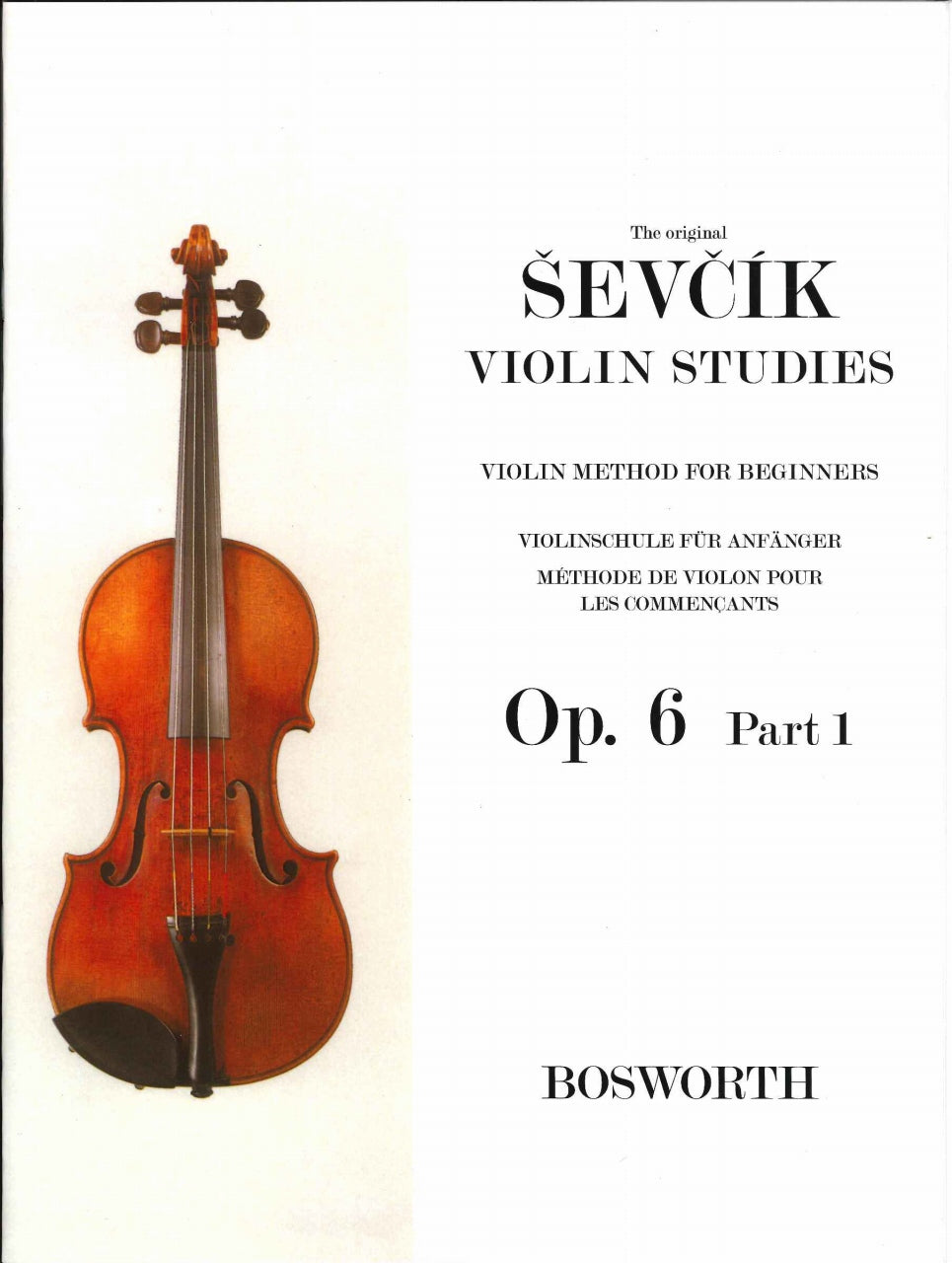 Sevcik, op. 6/1: Method for Beginners (Bosworth)