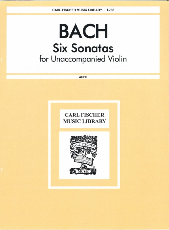 Bach, Sonatas & Partitas (Auer) (Carl Fischer)