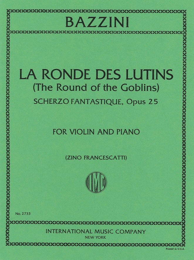 Bazzini, Ronde des lutins op. 25 (IMC)