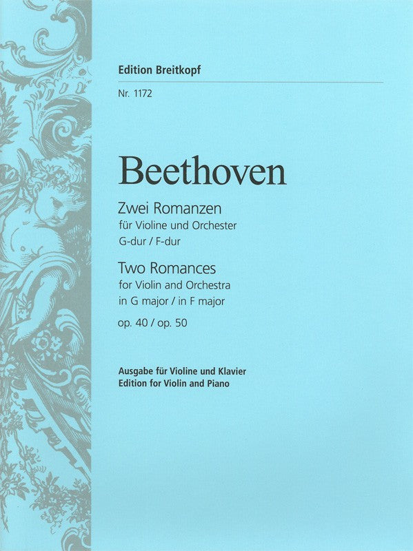 Beethoven, Romanzen op. 40, 50 (David) (Breitkopf)
