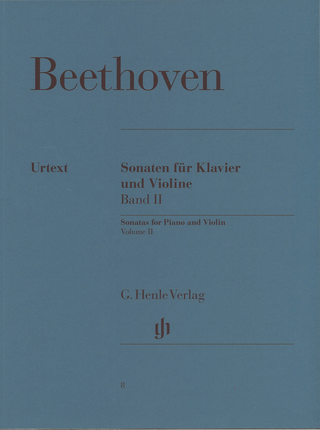 Beethoven, Sonaten 2(Brandenburg/Rostal) (Henle)