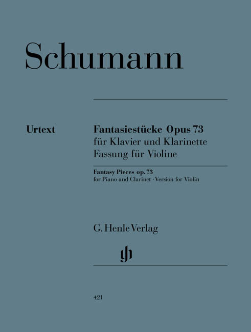 Schumann, Fantasiestucke op. 73 (Vn,Pf) (Henle)