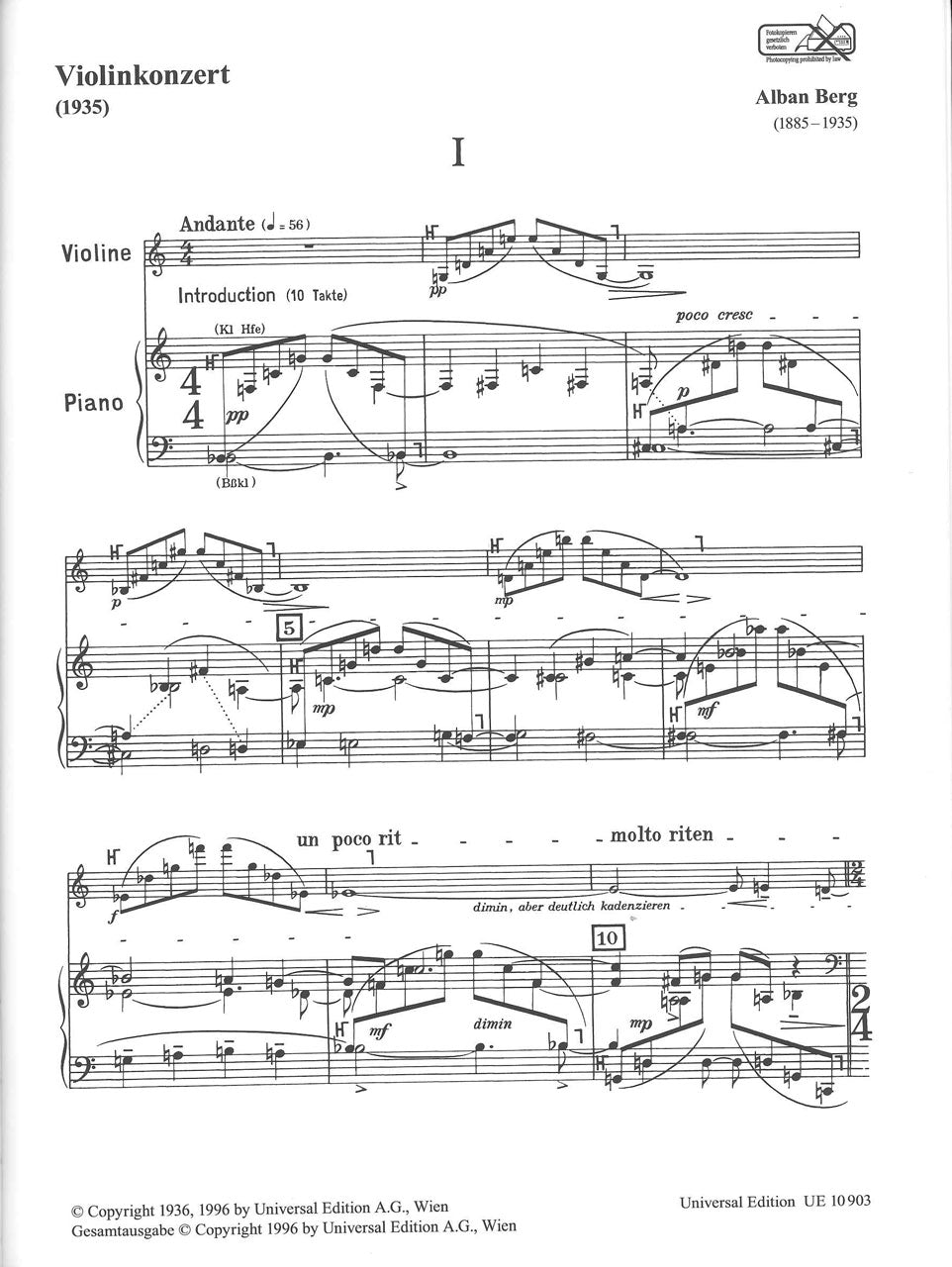 Berg, Concerto (Jarman) (Universal)