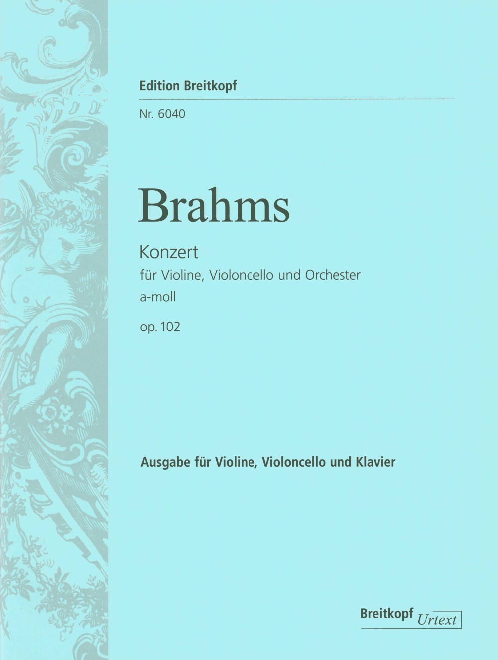 Brahms, Concerto op. 102 in a (Vn,Vc,Pf) (Breitkopf)