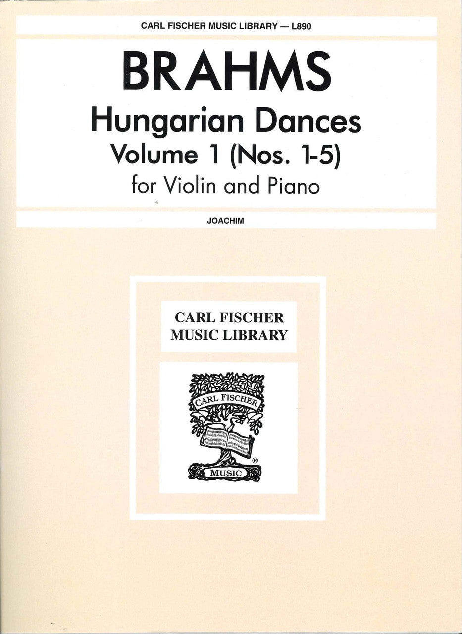 Brahms, Hungarian Dances Vol. 1 (Joachim (Carl Fischer)