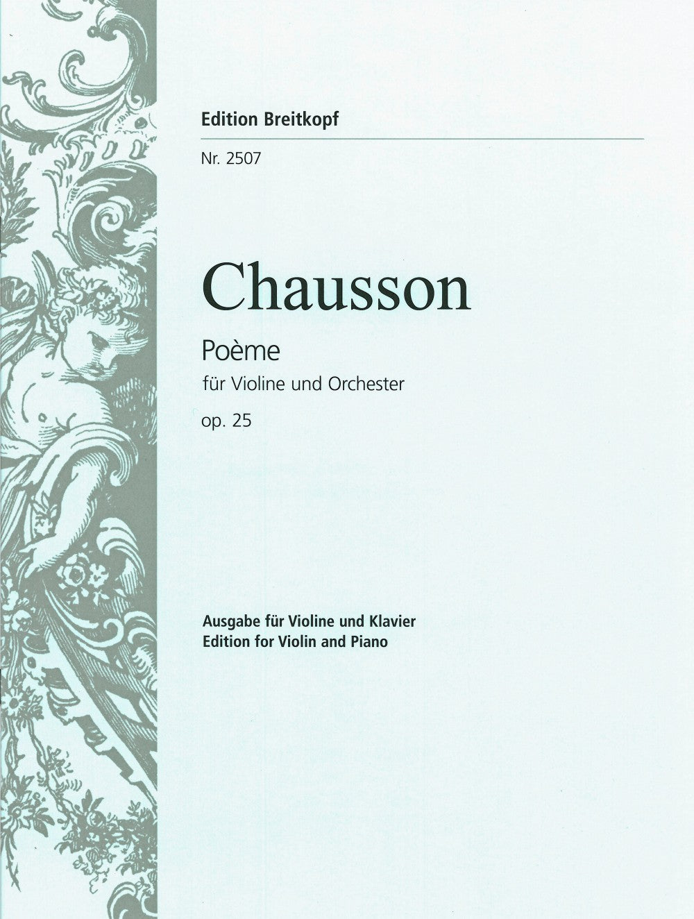 Chausson, Poeme op. 25 (Vn,Pf) (Breitkopf)
