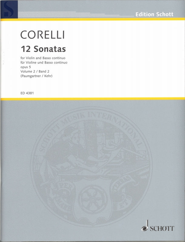 Corelli, Sonatas op. 5/7-12(Paumgartner) (Schott)