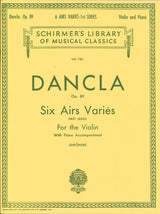 Dancla, Airs varies op. 89 (Svecenski) (G.Schirmer)