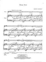 Debussy, Beau Soir (arr. Heifetz) (Carl Fischer)
