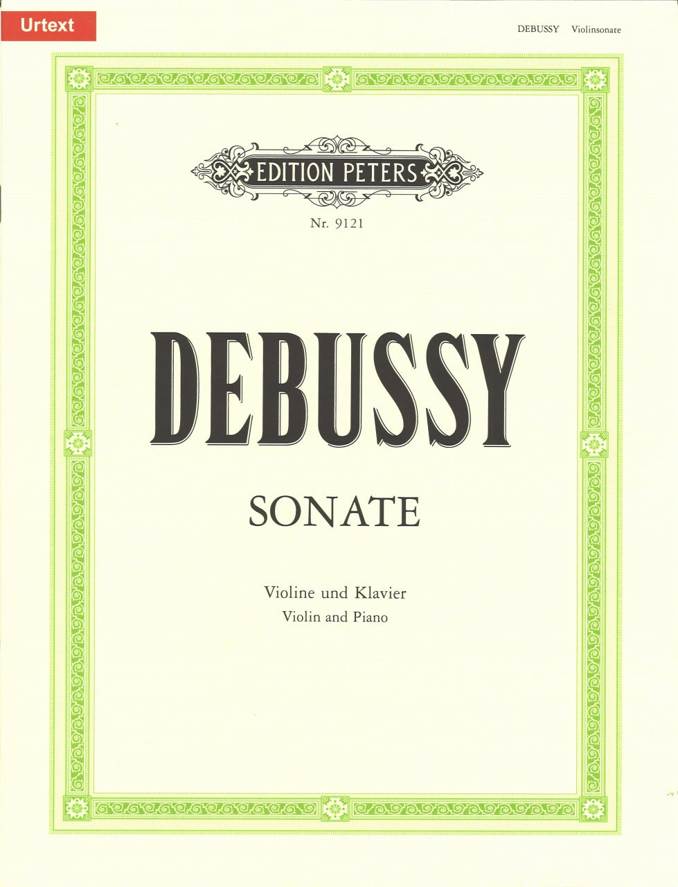 Debussy, Sonate (Garay) (Peters)