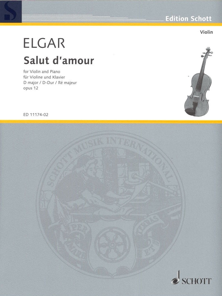 Elgar, Salut d'amour in D, op. 12 (Schott)