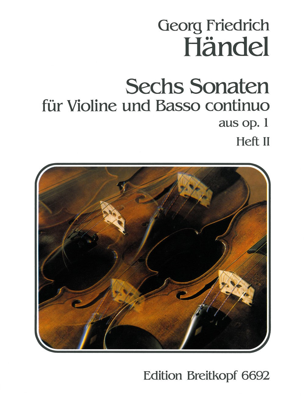 Handel, 6 Sonaten, 2 (Bus/Haverkampf) (Breitkopf)