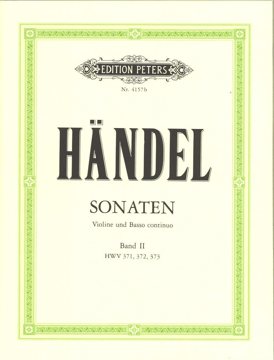 Handel, Sonaten 2 (Davison/Ramin) (Peters)