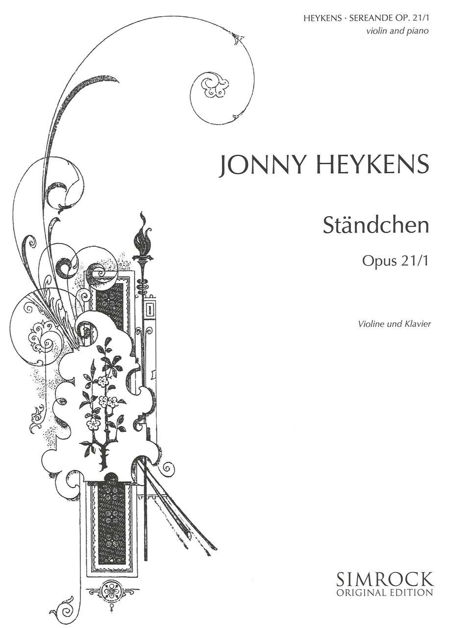 Heykens, Standchen (Serenade) op. 21/1 (Simrock)