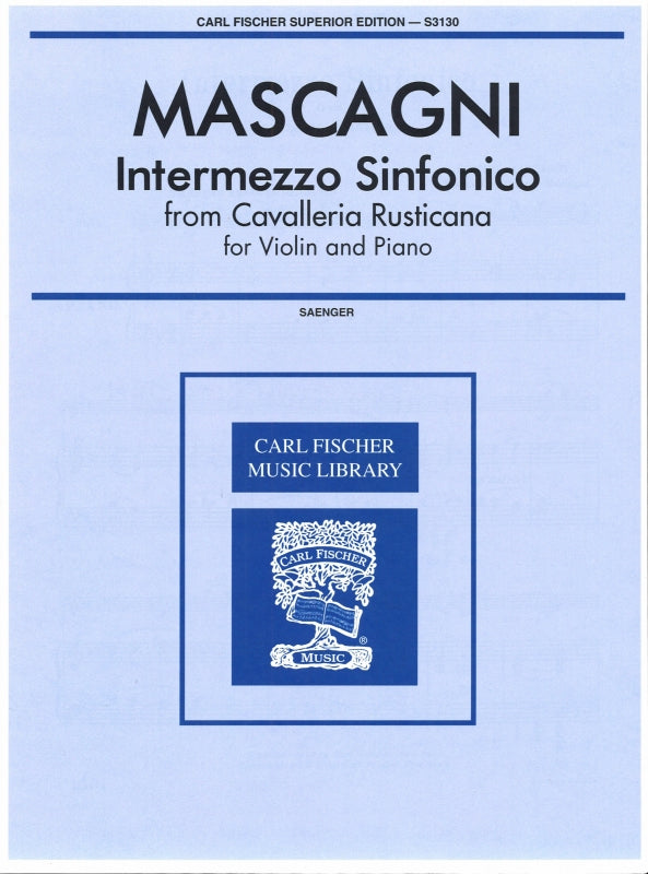 Mascagni, Intermezzo sinfonico (Carl Fischer)