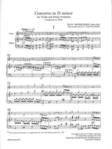 Mendelssohn, Concerto in d (Menuhin) (Peters)