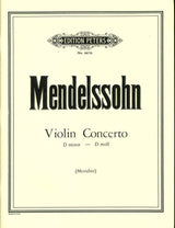 Mendelssohn, Concerto in d (Menuhin) (Peters)