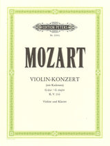Mozart, Concerto KV 216 (No.3) (Flesch) (Peters)