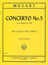 Mozart, Concerto KV 219 (No.5)(Galamian) (IMC)