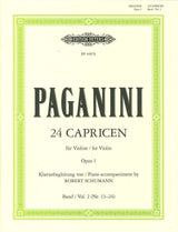 Paganini/Schumann, Capricen, 2 (Vn,Pf) (Peters)