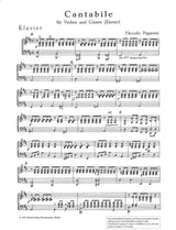 Paganini, Cantabile (Vn,Guit/Pf) (Zimmermann)
