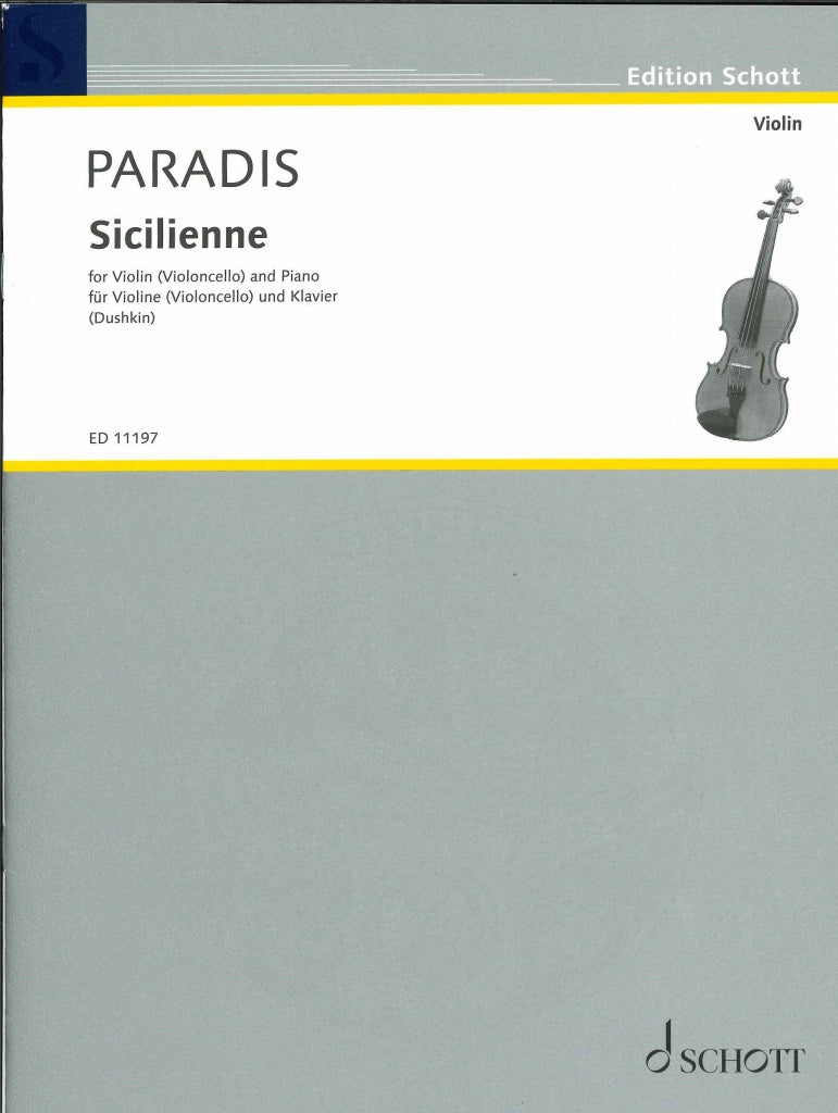 Paradis, Sicilienne (arr. Dushkin) (Schott)