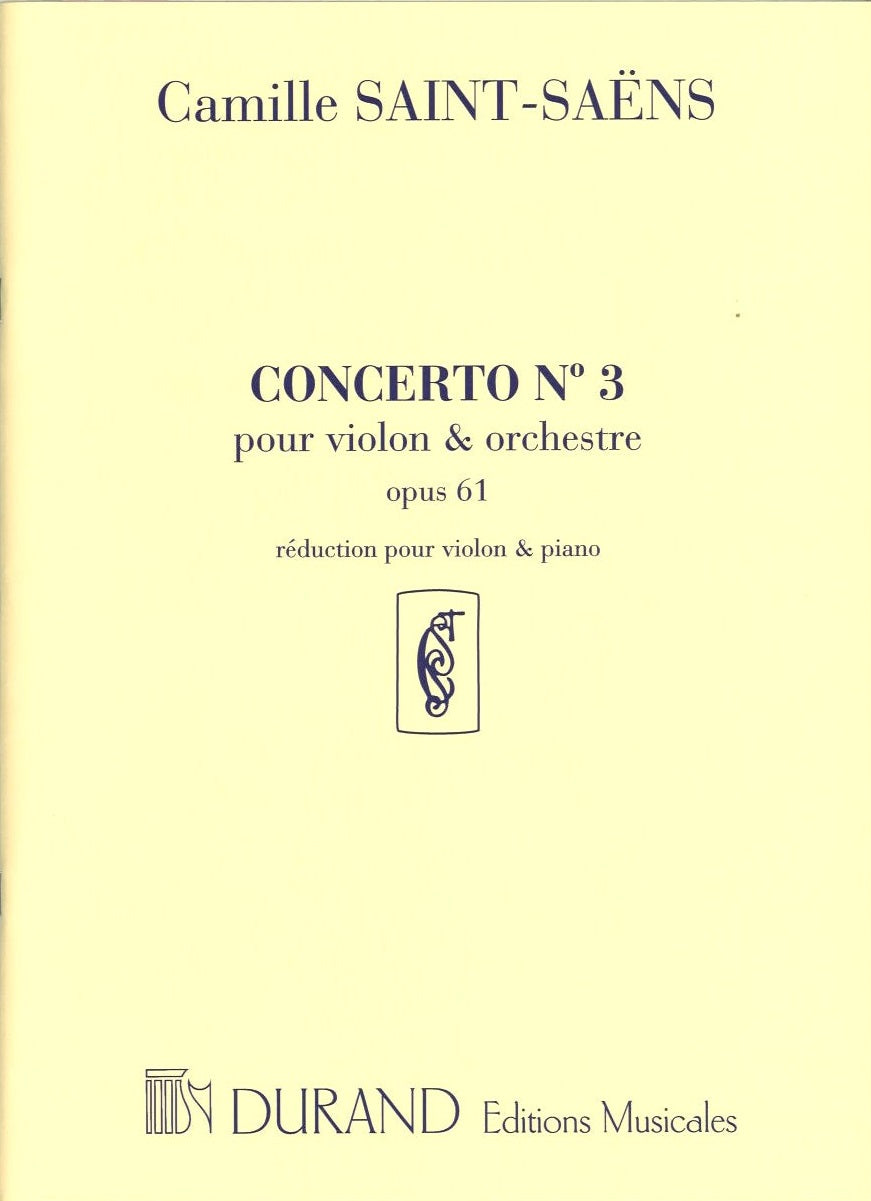 Saint-Saens, Concerto No. 3, op. 61 (Durand)