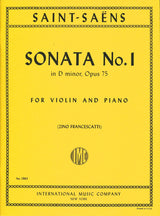 Saint-Saens, Sonata No. 1 op. 75 (France (IMC)