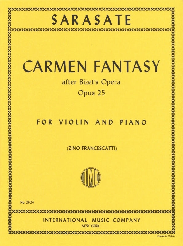 Sarasate, Carmen Fantasy (Francescatti) (IMC)