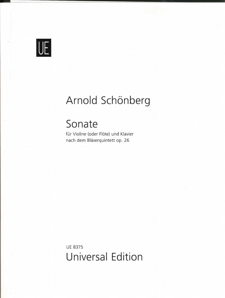 Schonberg, Sonate op. 26 (Vn/Fl,Pf) (Universal)