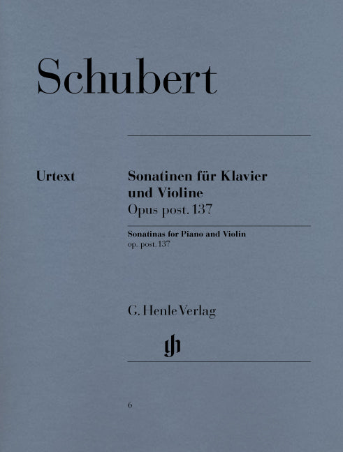 Schubert, Sonatinen op. 137(Henle/Rohrig (Henle)