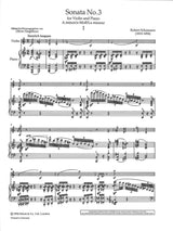 Schumann, Sonata No. 3 in a (Neighbour) (Schott)