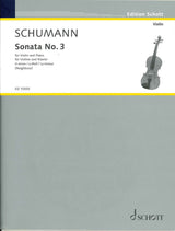 Schumann, Sonata No. 3 in a (Neighbour) (Schott)