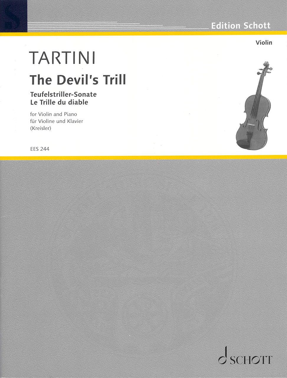 Tartini, Sonata 'Devil's Trill' Kreisler (Eulenburg/Kunzelmann)
