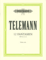Telemann, 12 Fantasien (Fechner) (Peters)