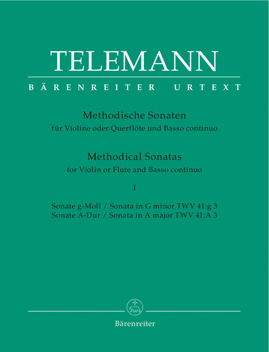Telemann, Methodische Sonaten 1 (Barenreiter)