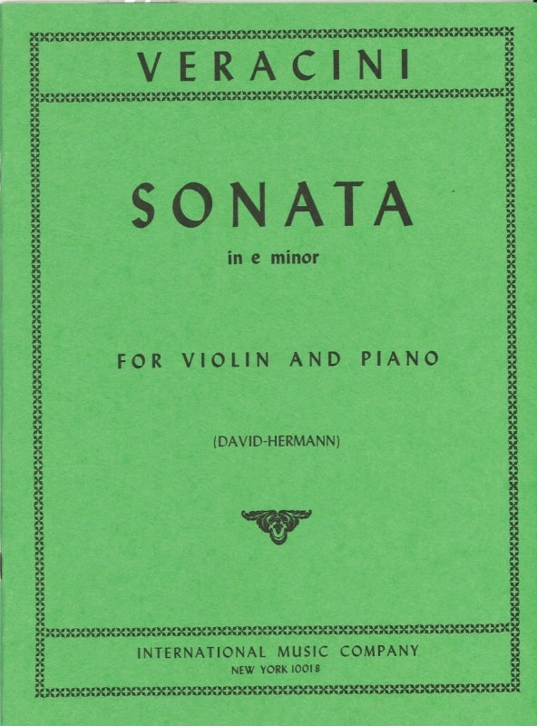 Veracini, Sonata in e (Concerto sonata) (IMC)