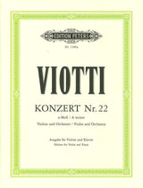 Viotti, Concerto No. 22 (Klingler) (Peters)