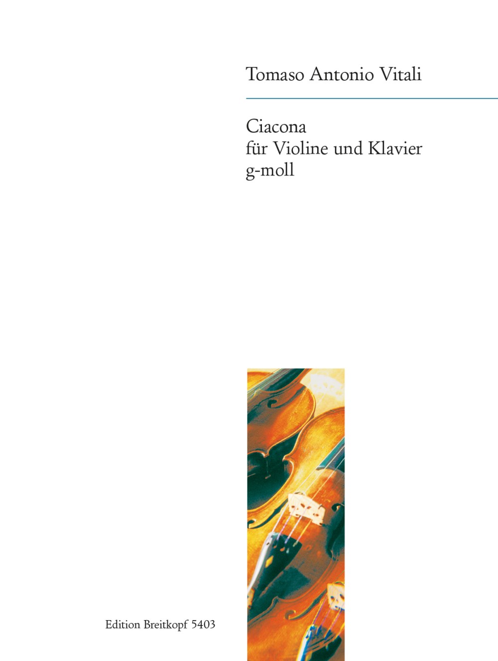 Vitali, Chaconne (David/Charlier) (Breitkopf)