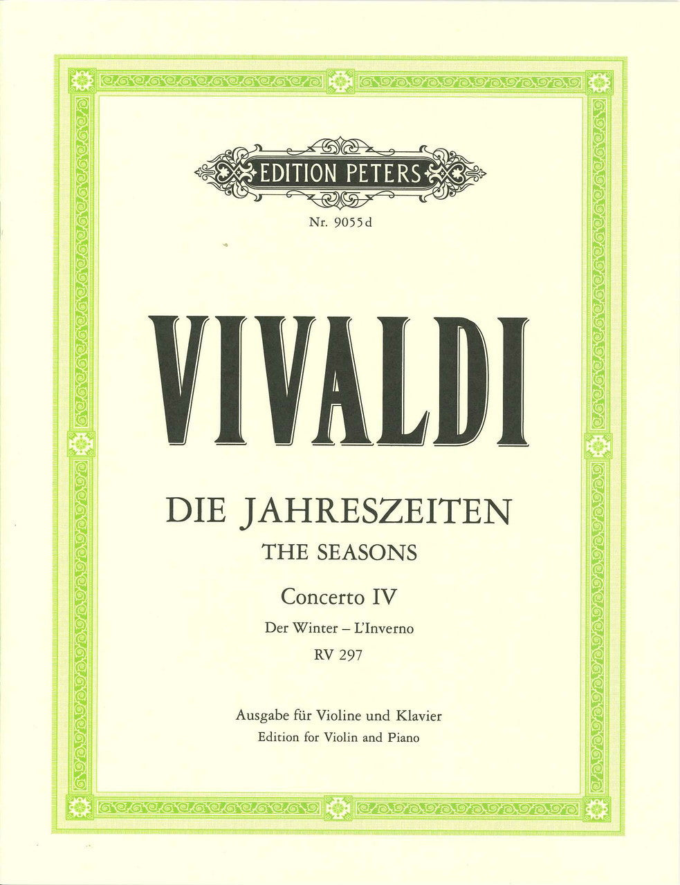 Vivaldi, Concerto op. 8/ 4: Winter (Peters)