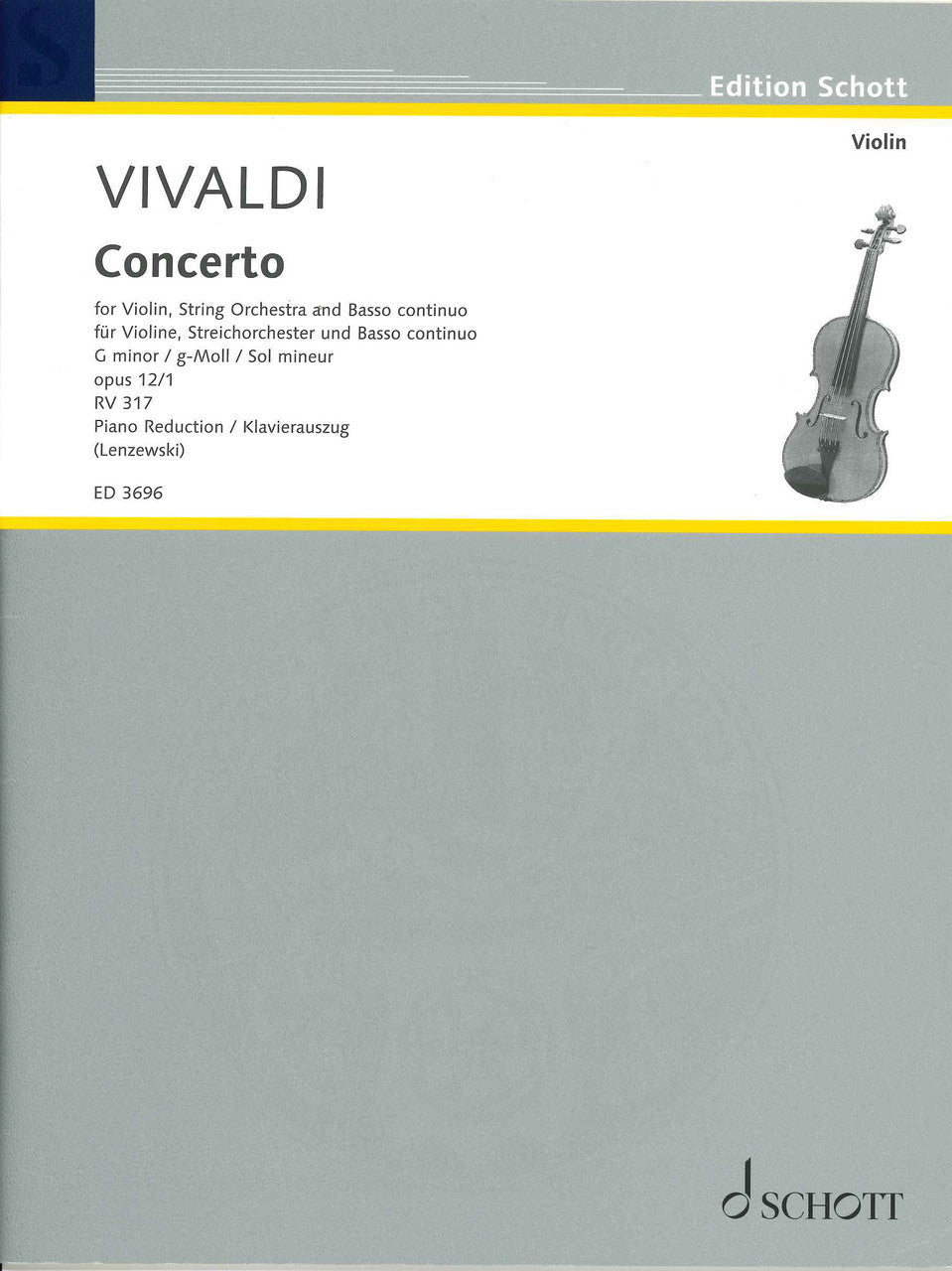 Vivaldi, Concerto op. 12/1 (Lenzewski (Schott)