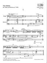 Webern, 4 Stucke op. 7 (Universal)