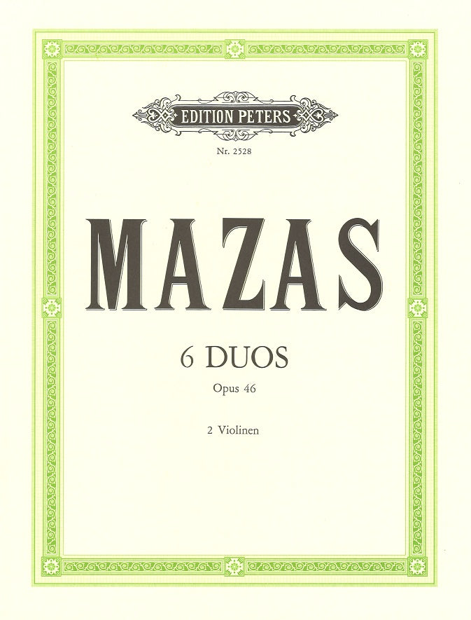 Mazas, 6 Little Duets op. 46 (2Vn) (Peters)