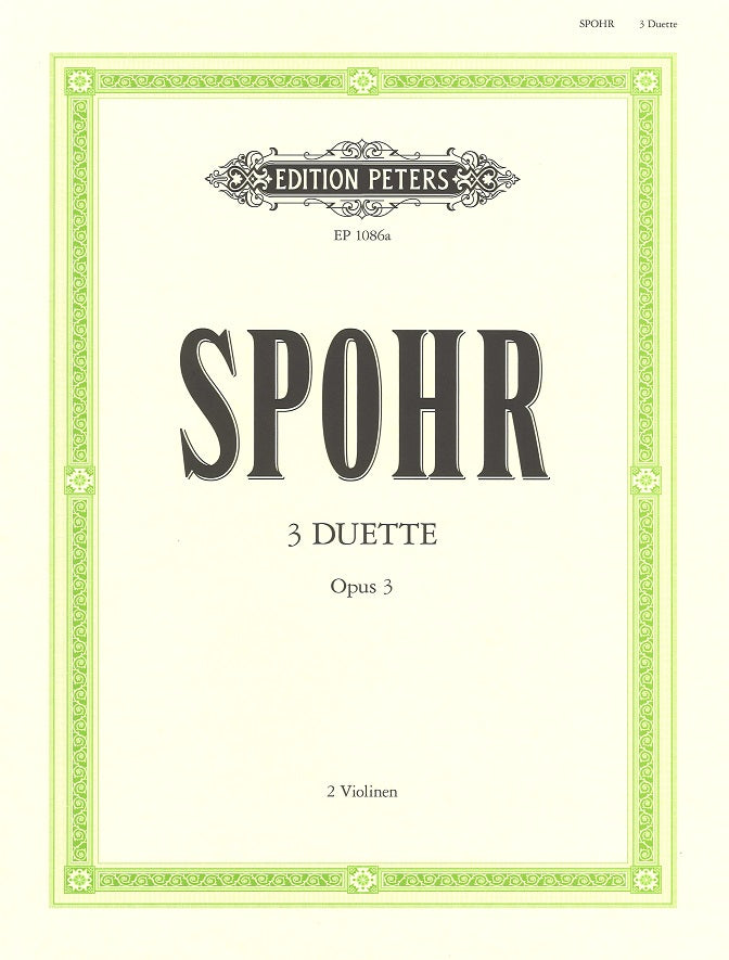 Spohr, 3 Duette op. 3 (Herrmann) (Peters)