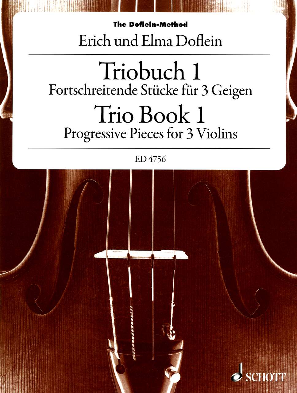 Doflein, Trio Book 1 (3Vn) (Schott)