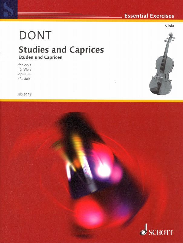 Dont, Studies and Caprices op. 35 (Schott)
